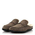 Suede Goatskin Shearling Go Mules 38 Brun Frume Ecru